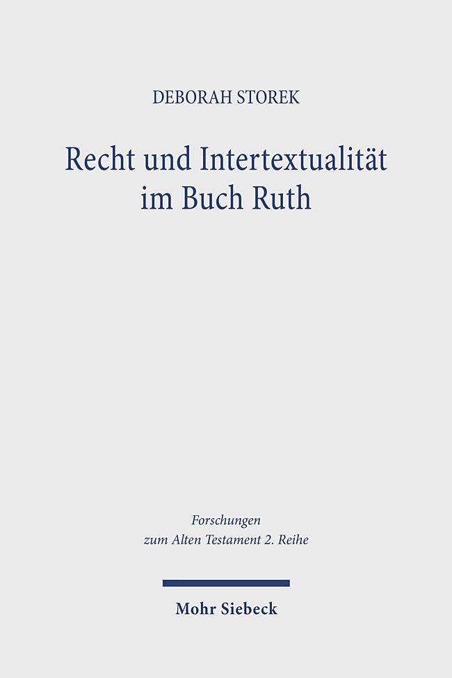 Recht und Intertextualität im Buch Ruth