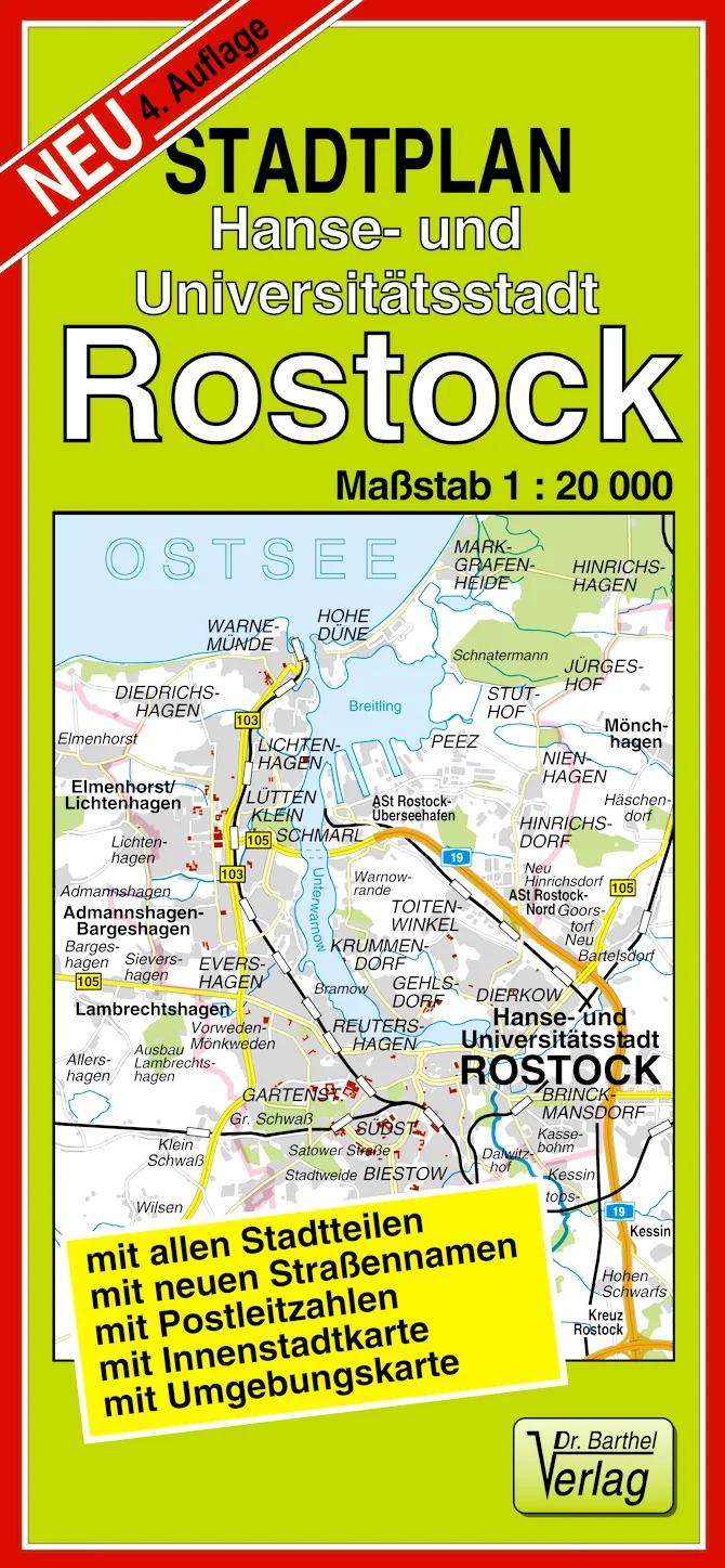 Stadtplan Hanse- und Universitätsstadt Rostock