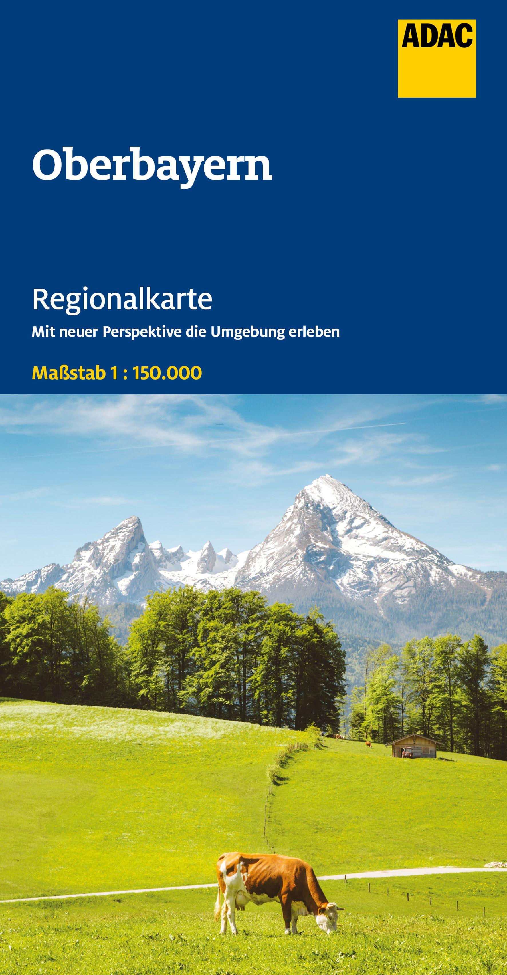 ADAC Regionalkarte 16 Oberbayern 1:150.000