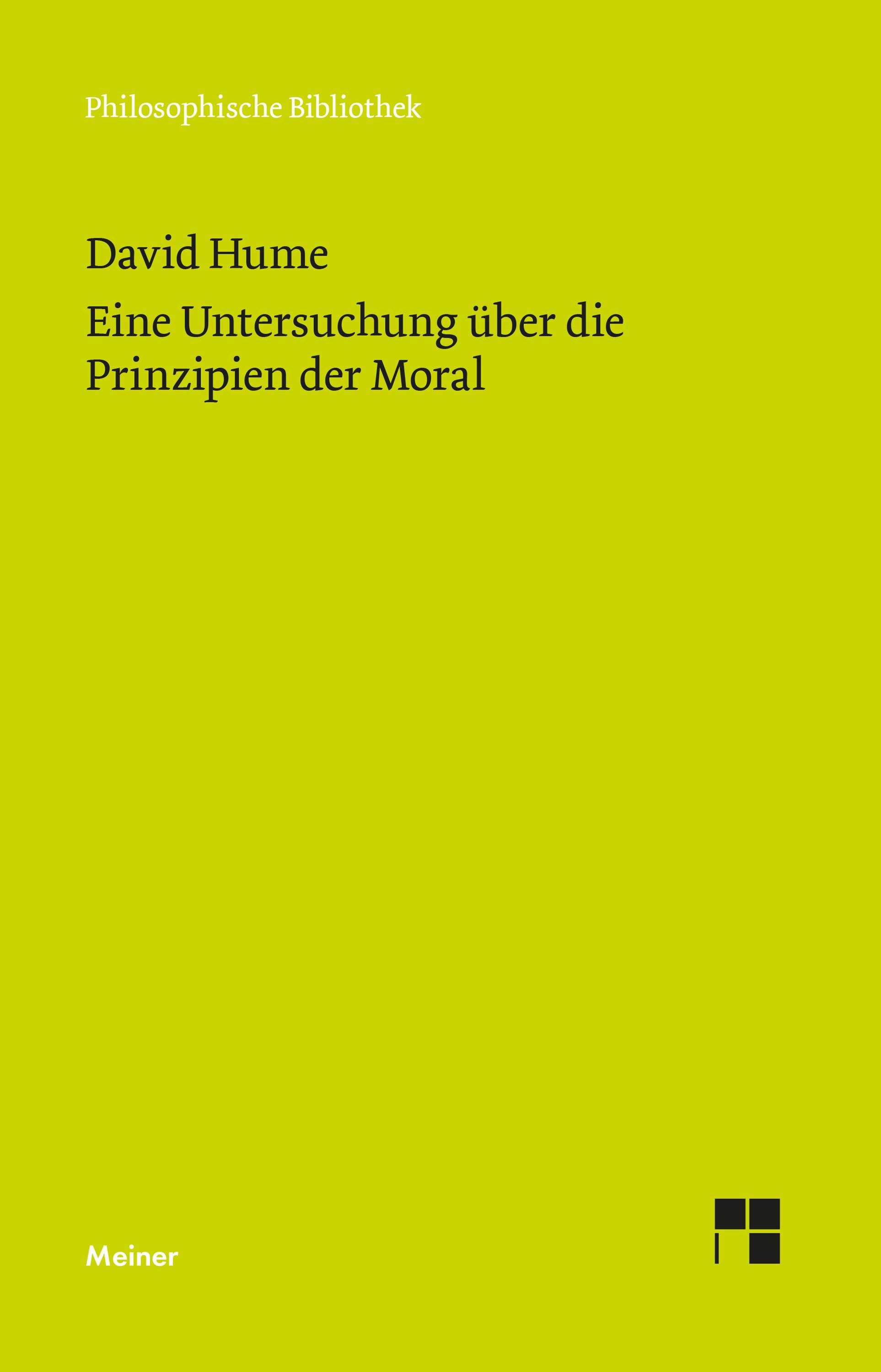 Untersuchung über die Prinzipien der Moral