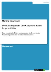 Eventmanagement und Corporate Social Responsibility