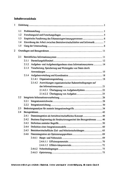 Architekturen zur Datenintegration