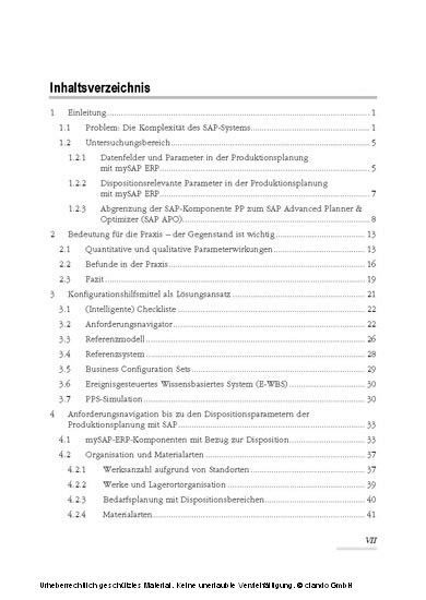 Dispositionsparameter in der Produktionsplanung mit SAP