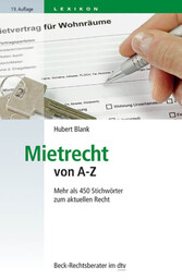 Mietrecht von A-Z