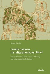 Familiennamen im mittelalterlichen Basel