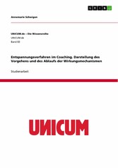 Entspannungsverfahren im Coaching. Darstellung des Vorgehens und des Ablaufs der Wirkungsmechanismen