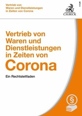 Vertrieb von Waren und Dienstleistungen in Zeiten von Corona