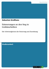 Erinnerungen an den Sieg in Grabinschriften