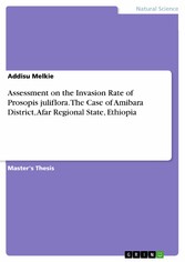 Assessment on the Invasion Rate of Prosopis juliflora. The Case of Amibara District, Afar Regional State, Ethiopia