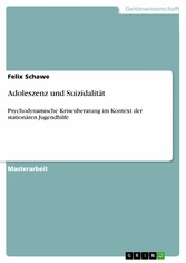 Adoleszenz und Suizidalität