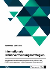 Internationale Steuervermeidungsstrategien. Welche Folgen hat die Hinzurechnungsbesteuerung hinsichtlich des ATAD-Umsetzungsgesetzes und des Steueroasen-Abwehrgesetzes?