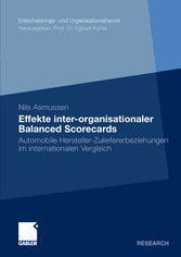 Effekte inter-organisationaler Balanced Scorecards