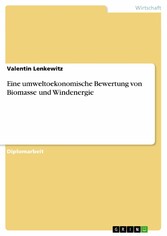 Eine umweltoekonomische Bewertung von Biomasse und Windenergie