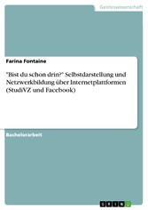 'Bist du schon drin?' Selbstdarstellung und Netzwerkbildung über Internetplattformen (StudiVZ und Facebook)