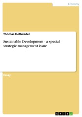 Sustainable Development - a special strategic management issue